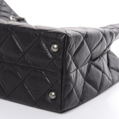 Chanel Aged Calfskin Reissue 2.55 Tote Black 9 of 9