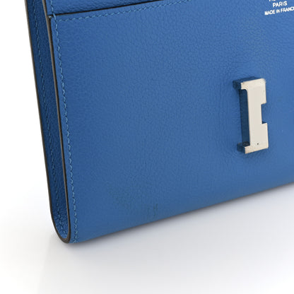 Hermes Evercolor Constance Long Wallet Bleu Zellige 14 of 15