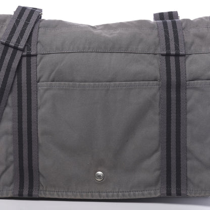 Hermes Canvas Herline Messenger Bag Grey 13 of 13