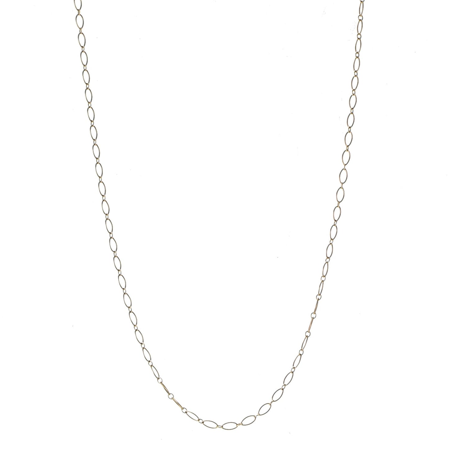18K Yellow Gold Oval Link Chain