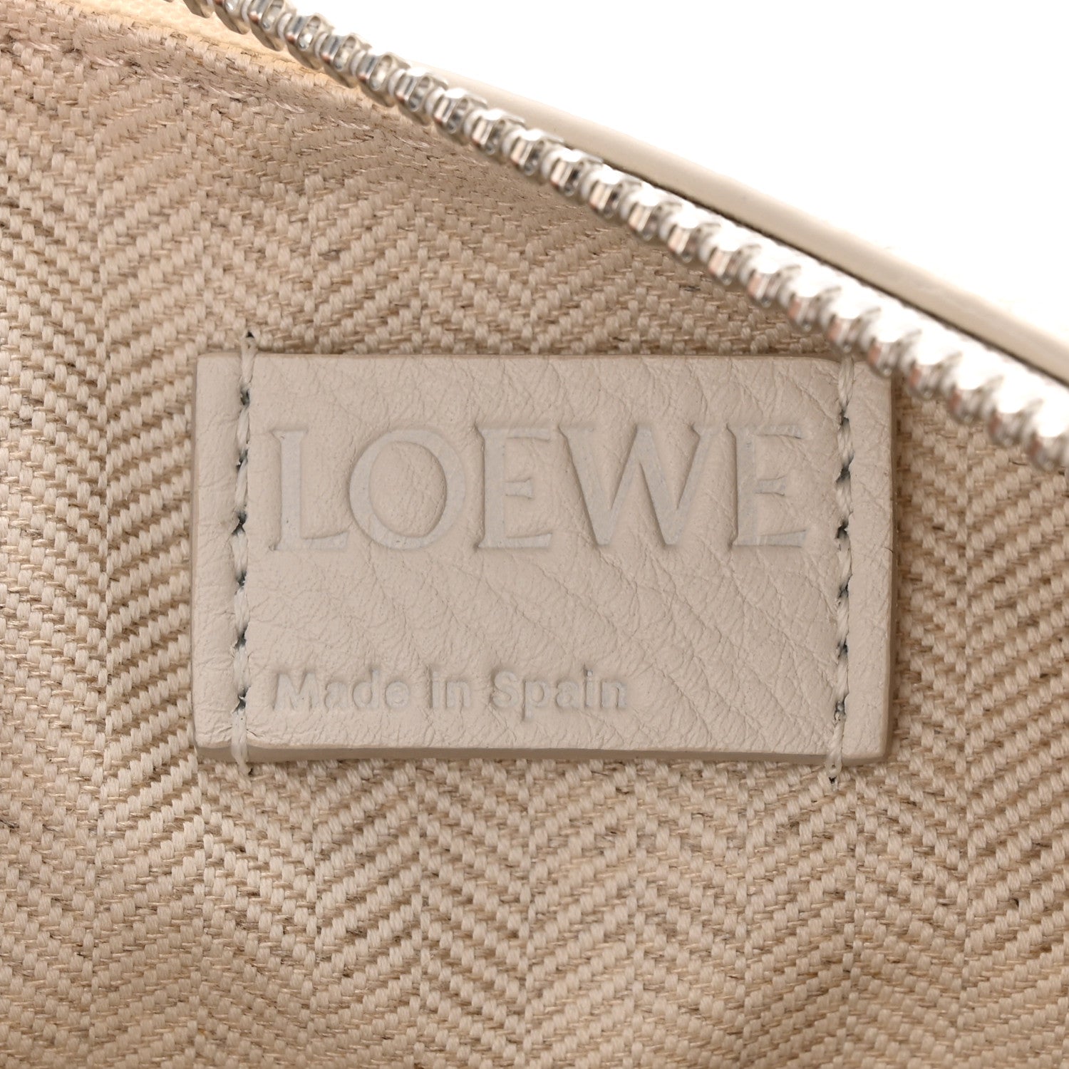Loewe Calfskin Mini Hammock Hobo Soft White 6 of 10