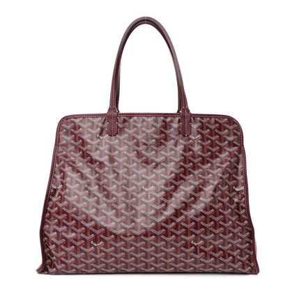 Goyard Goyardine Sac Hardy Pet Carrier PM Burgundy 2 of 16