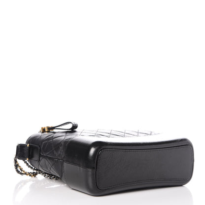 Chanel Aged Calfskin Quilted Medium Gabrielle Hobo Black 5 of 11