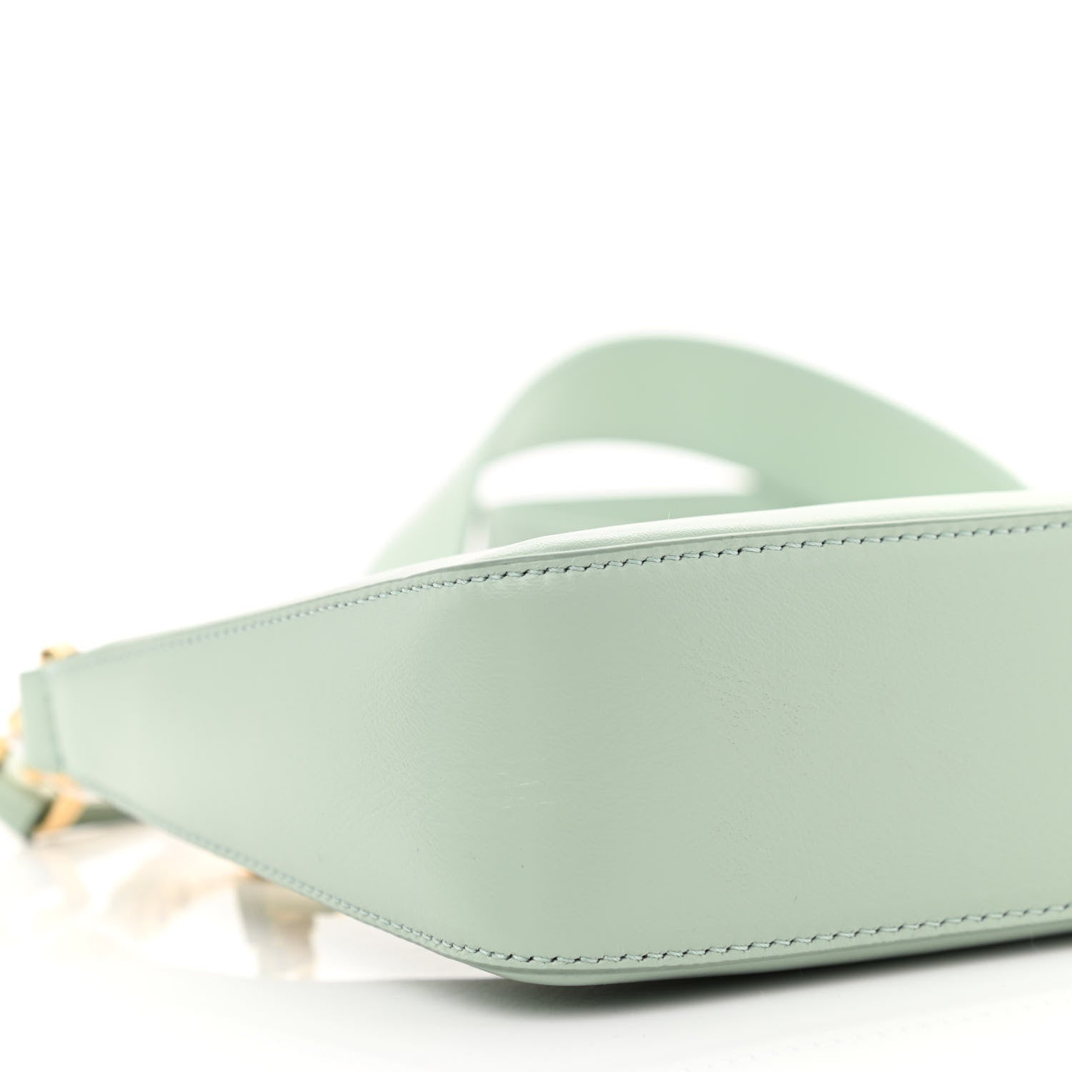 Givenchy Smooth Calfskin Mini Moon Cut Out Shoulder Bag Celadon 9 of 10