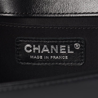 Chanel Glazed Calfskin Medium Boy Flap Black 6 of 14