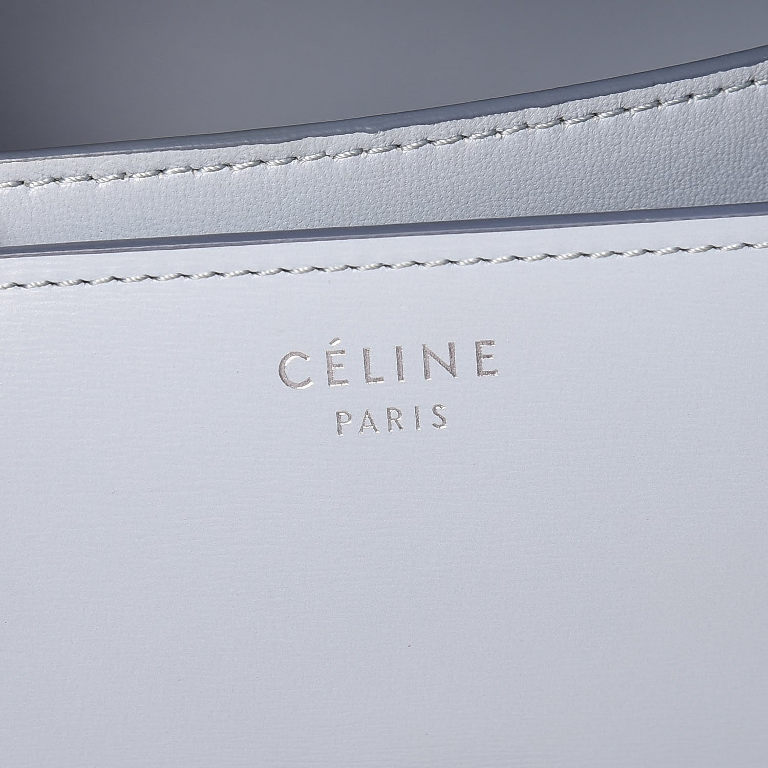 Celine Box Calfskin Medium Classic Box Flap Bag Pale Blue 6 of 10