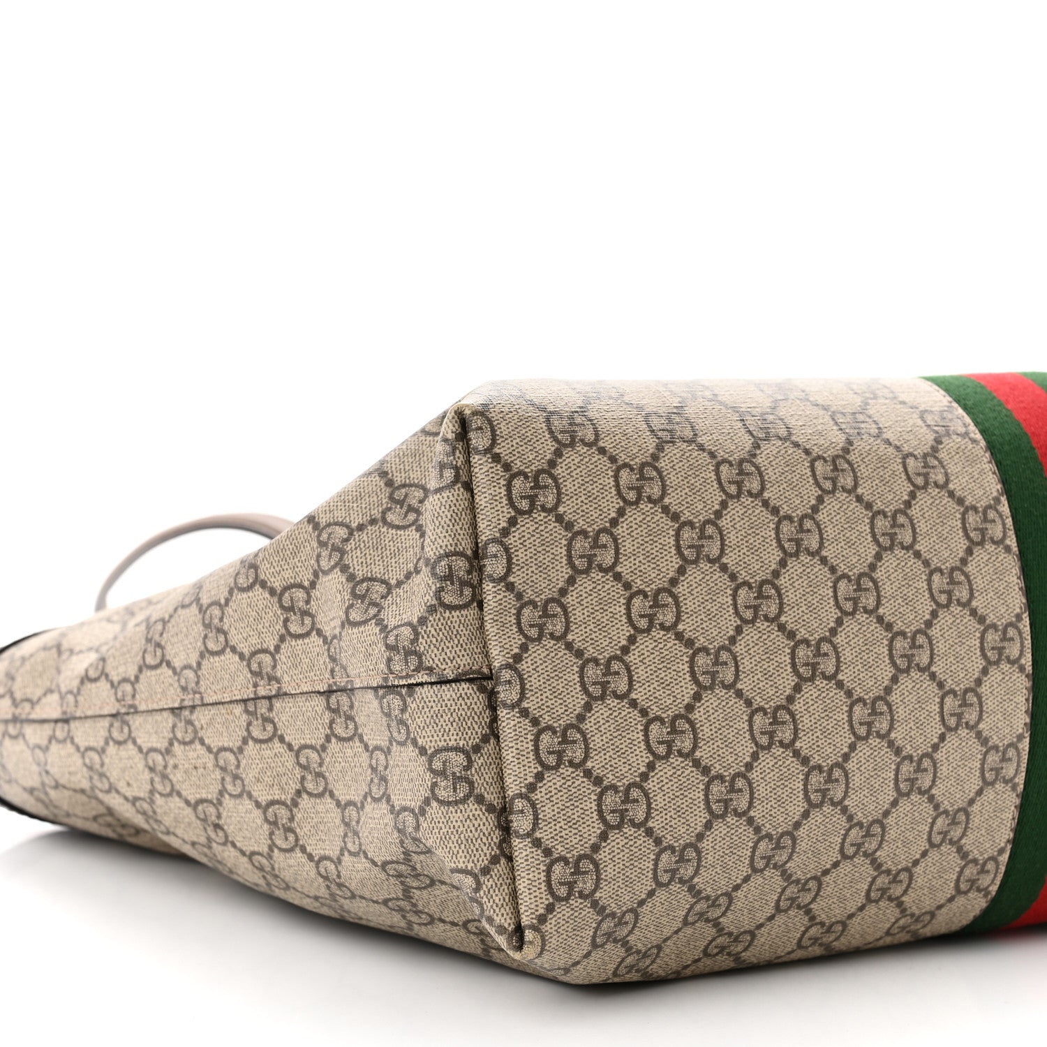 Gucci GG Supreme Monogram Medium Ophidia Shopping Tote Brown 10 of 12