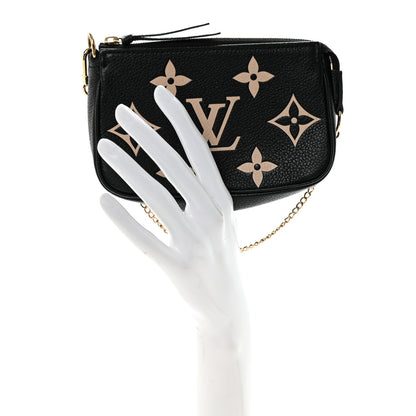 Louis Vuitton Empreinte Monogram Giant Mini Pochette Accessories Black 2 of 7