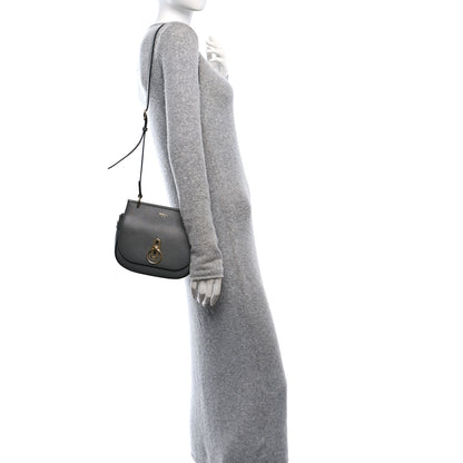 Mulberry Small Classic Grain Calfskin Small Amberley Satchel Charcoal 2 of 9