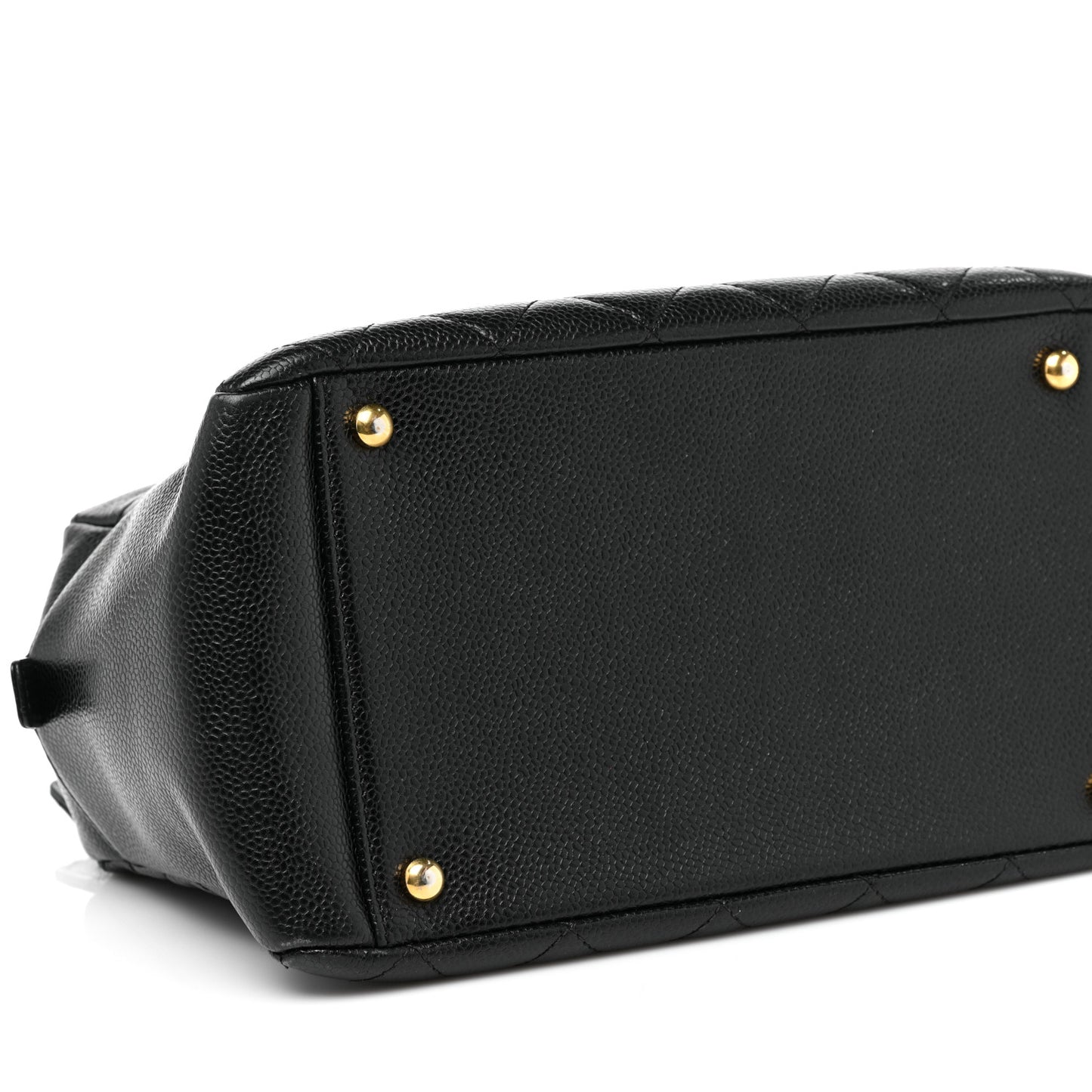 Caviar Quilted Petit Timeless Tote PTT Black