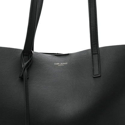 Saint Laurent Calfskin Large Shopping Tote Black 9 of 11