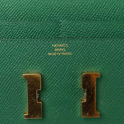 Hermes Epsom Constance Short Wallet Vert Vertigo 6 of 11