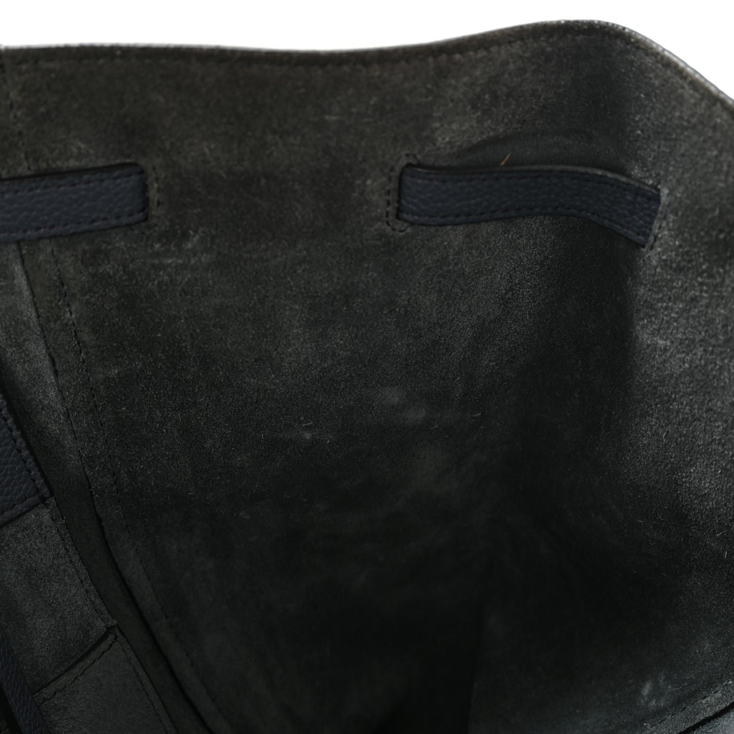 Soft Grained Calfskin Medium Belt Cabas Phantom Dark Sea