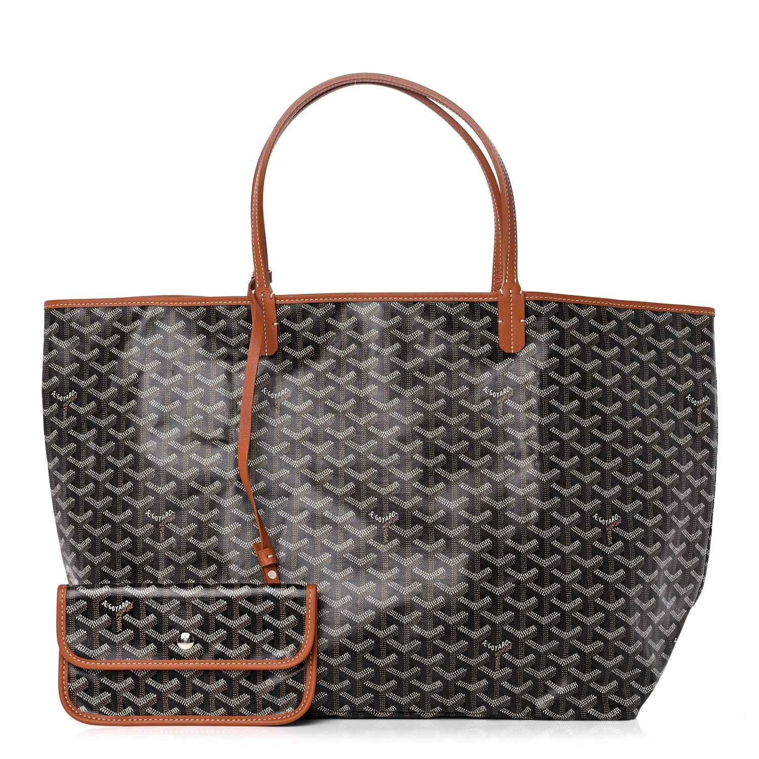 Goyard Goyardine Saint Louis GM Black Gold 1 of 10