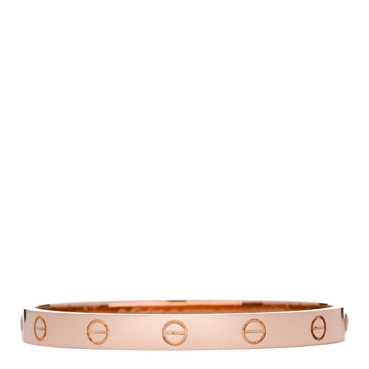 18k Pink Gold Love Bracelet 16