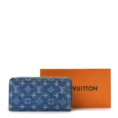 Louis Vuitton Monogram Denim Zippy Wallet NM Blue 11 of 11