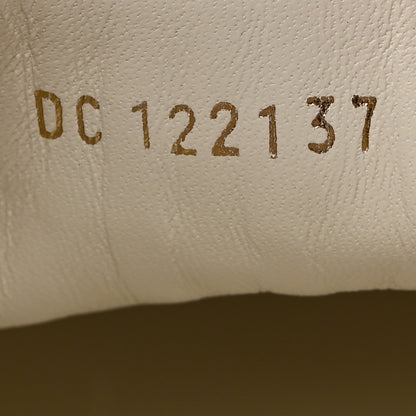 Christian Dior Laminated Canvas Cannage Embroidered Womens Walk'N'Dior Low Top Sneakers 37 Metal Rose 6 of 8