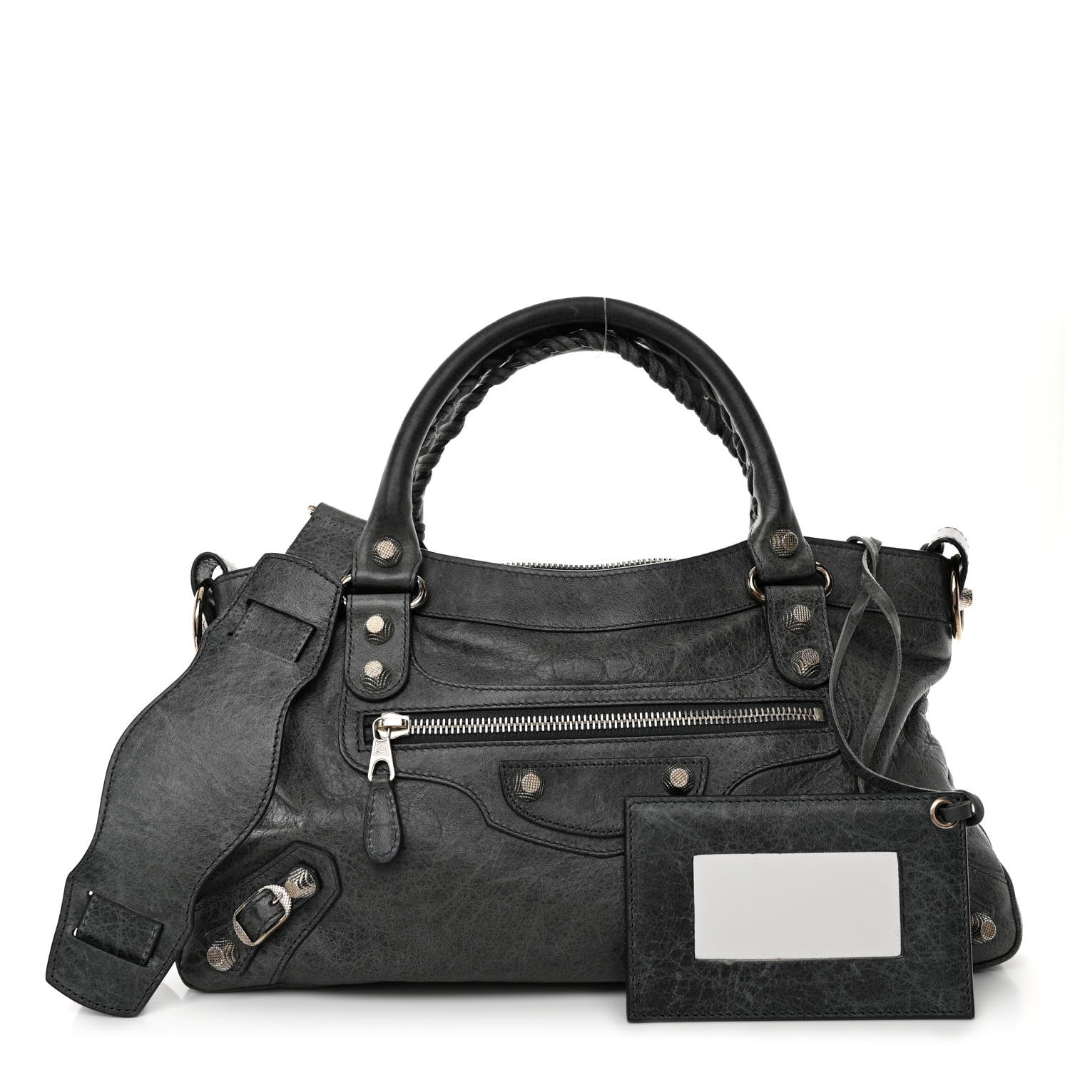 Balenciaga Agneau Giant 12 Silver Hardware First Anthracite 1 of 15