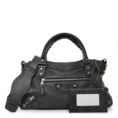 Balenciaga Agneau Giant 12 Silver Hardware First Anthracite 1 of 15