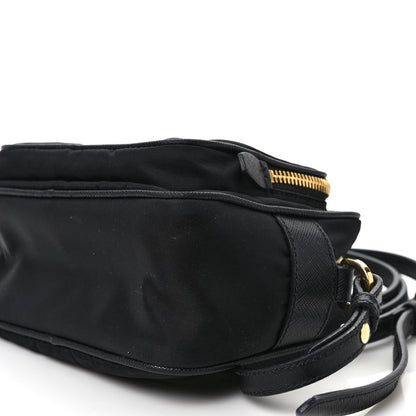 Prada Nylon Saffiano Double Zip Camera Bag Black 8 of 8