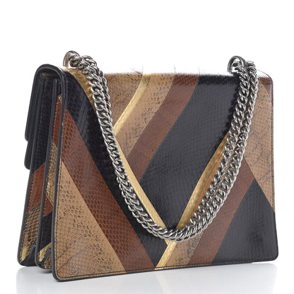 Gucci Ayers Snakeskin Chevron Medium Dionysus Shoulder Bag Multicolor 3 of 11