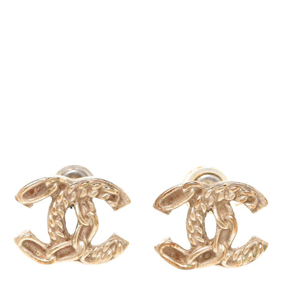 Chanel CC Chain Earrings Gold 1 of 6