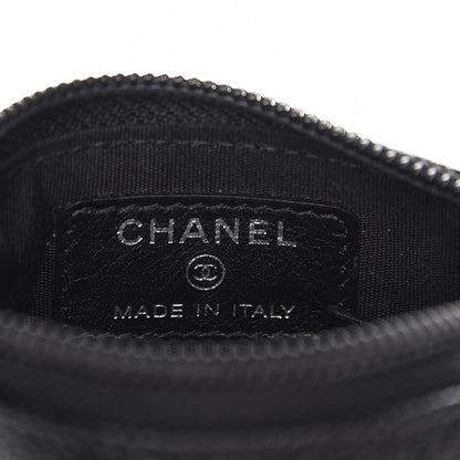Chanel Caviar Timeless CC Key Holder Black 6 of 8