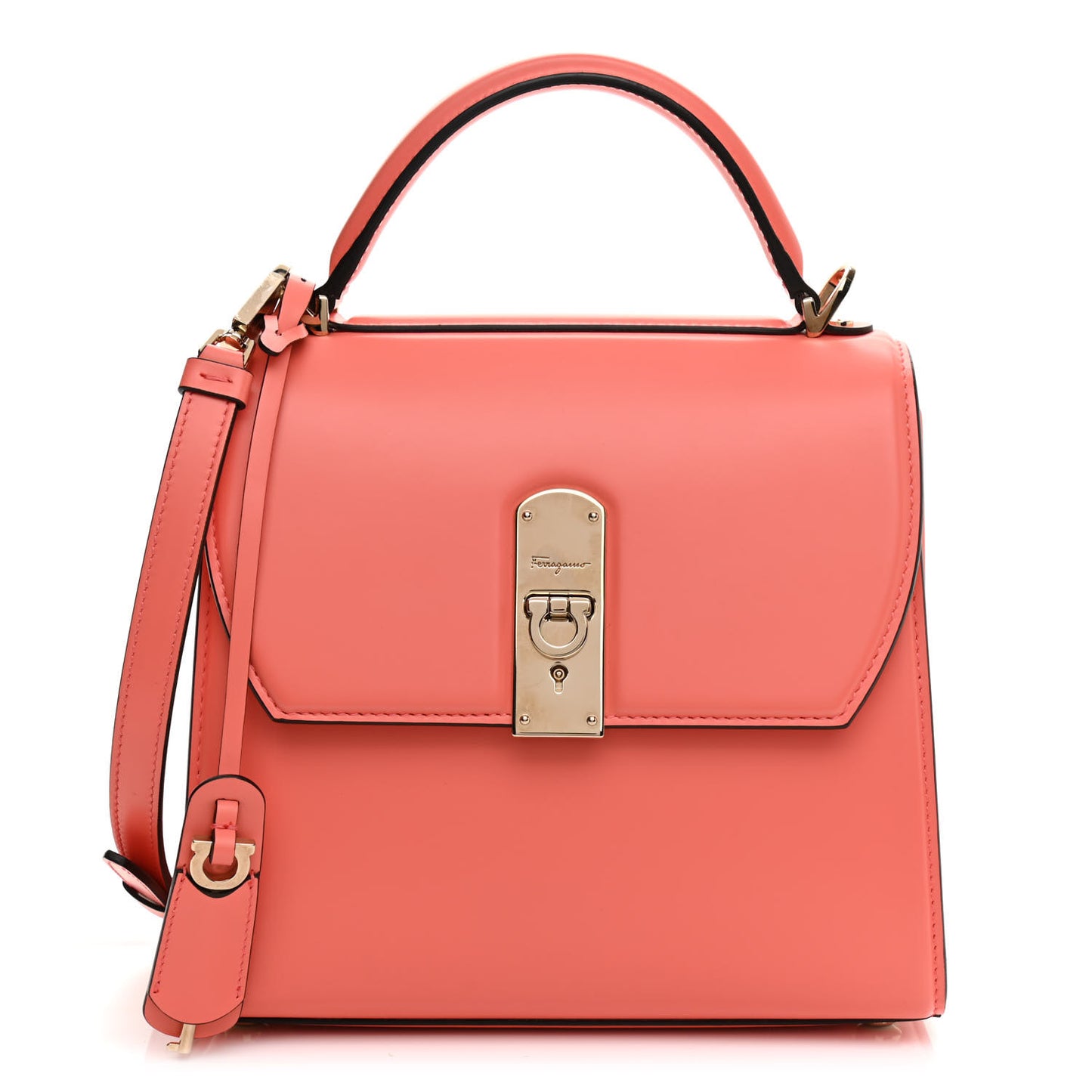 Smooth Calfskin Small Boxyz Orange