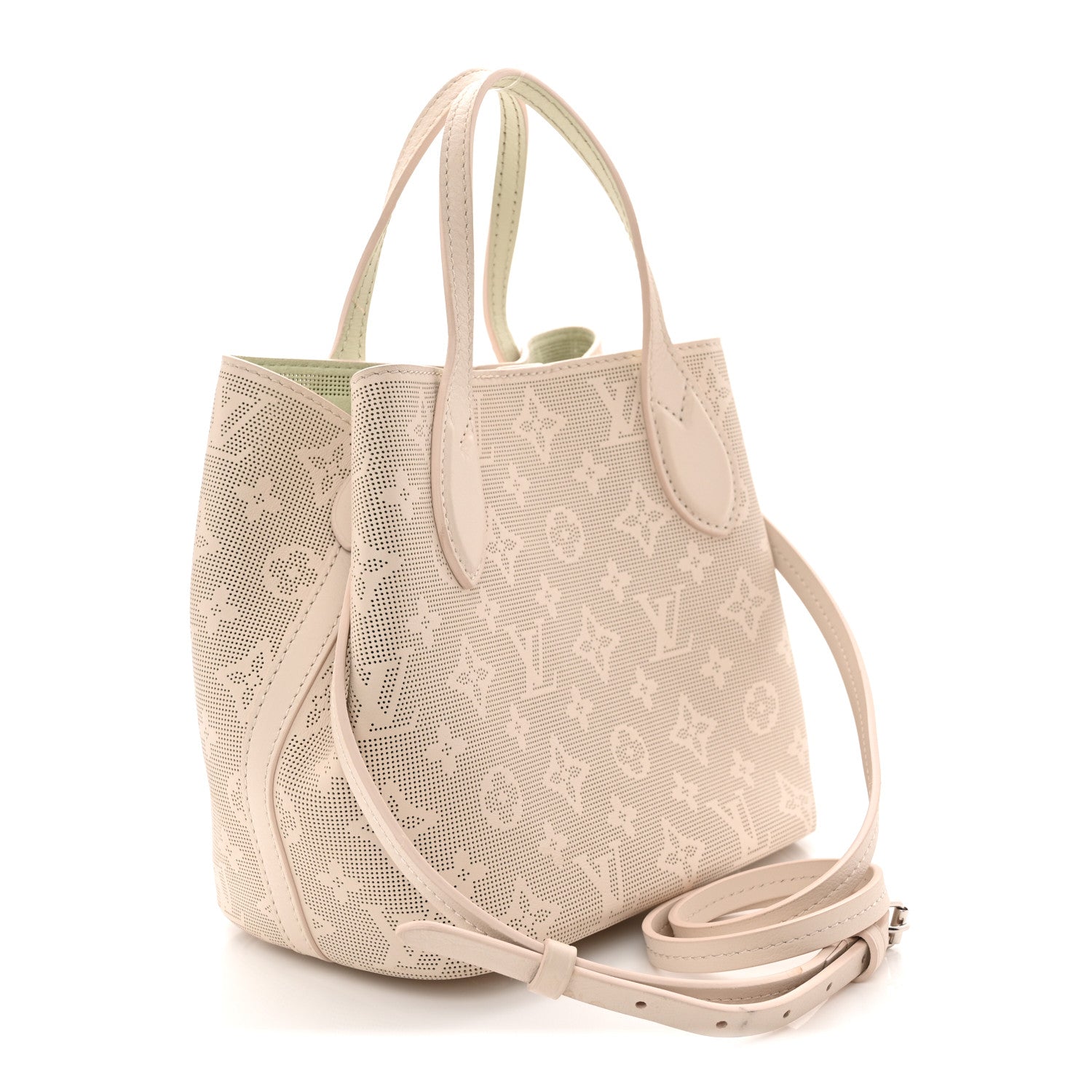 Louis Vuitton Mahina Reverse Blossom PM Quartz White 3 of 10