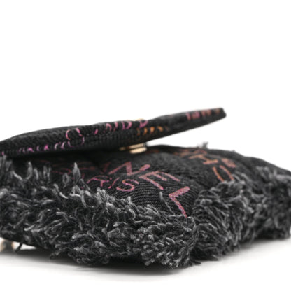 Chanel Denim Quilted Denim Mood Belt Bag Black Multicolor 9 of 10