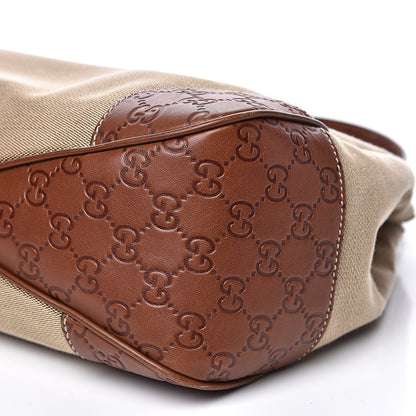 Gucci Canvas Guccissima Hobo Brown 9 of 13