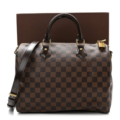 Louis Vuitton Damier Ebene Speedy Bandouliere 30 11 of 11
