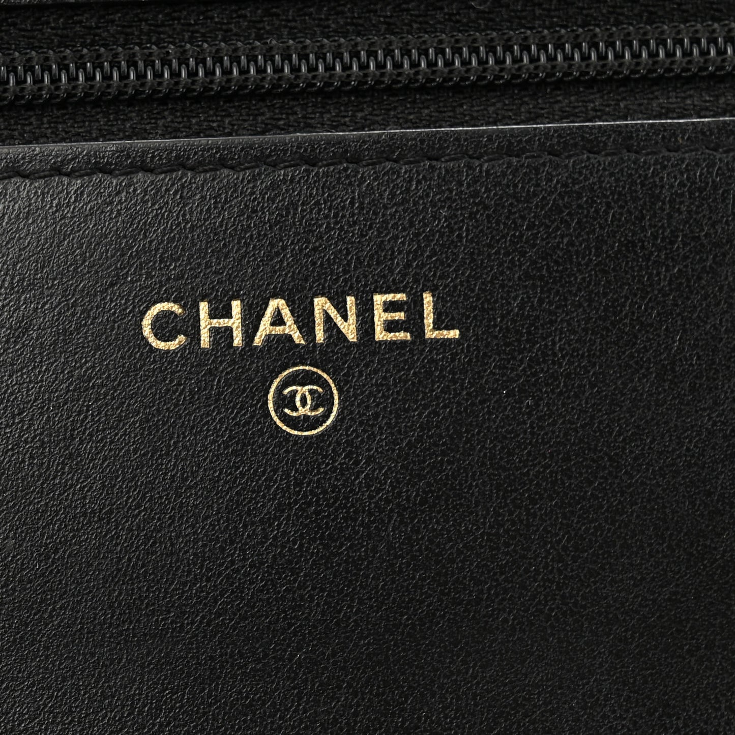 Caviar Quilted Boy Wallet On Chain WOC Black