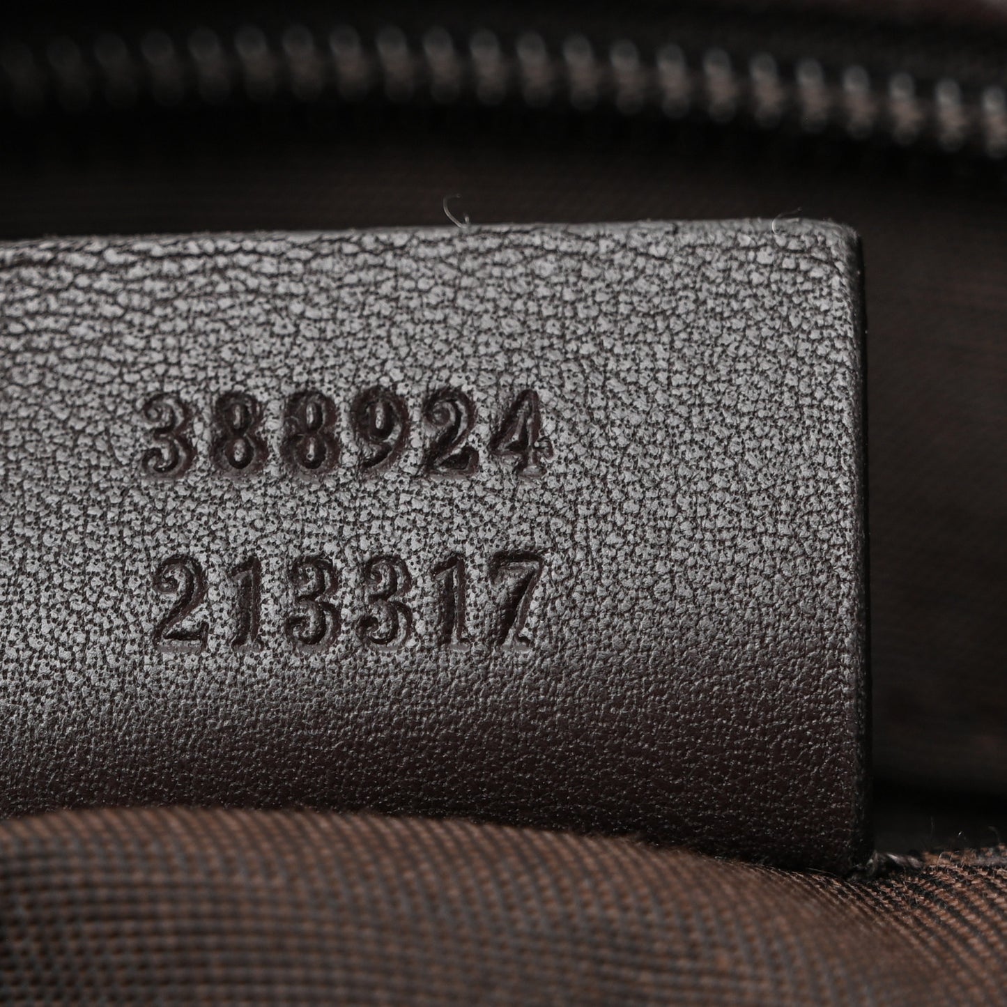 GG Plus Monogram Medium Flat Messenger Bag Dark Brown
