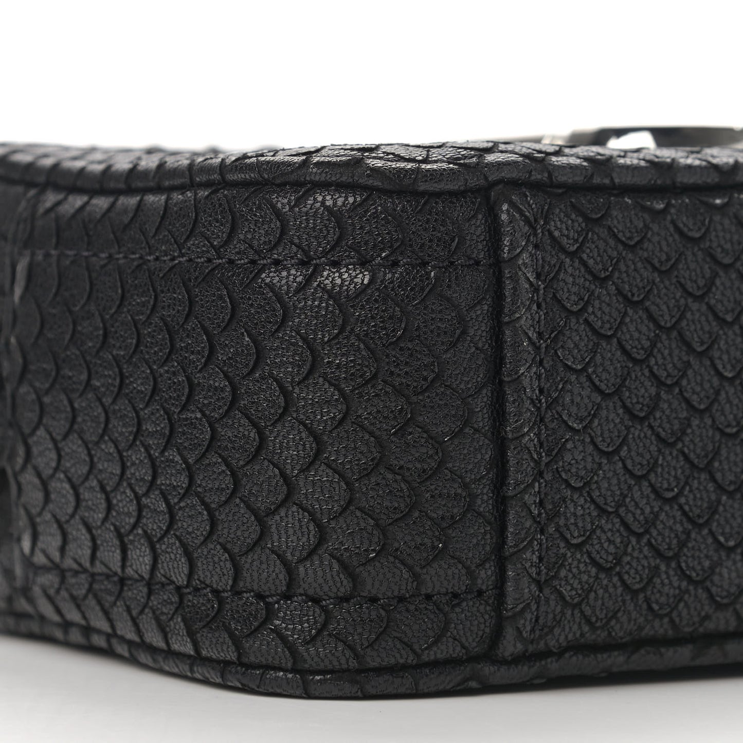 Goatskin Python Print The Softshot 17 Bag Black