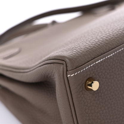 Hermes Togo Kelly Retourne 28 Etoupe 10 of 12