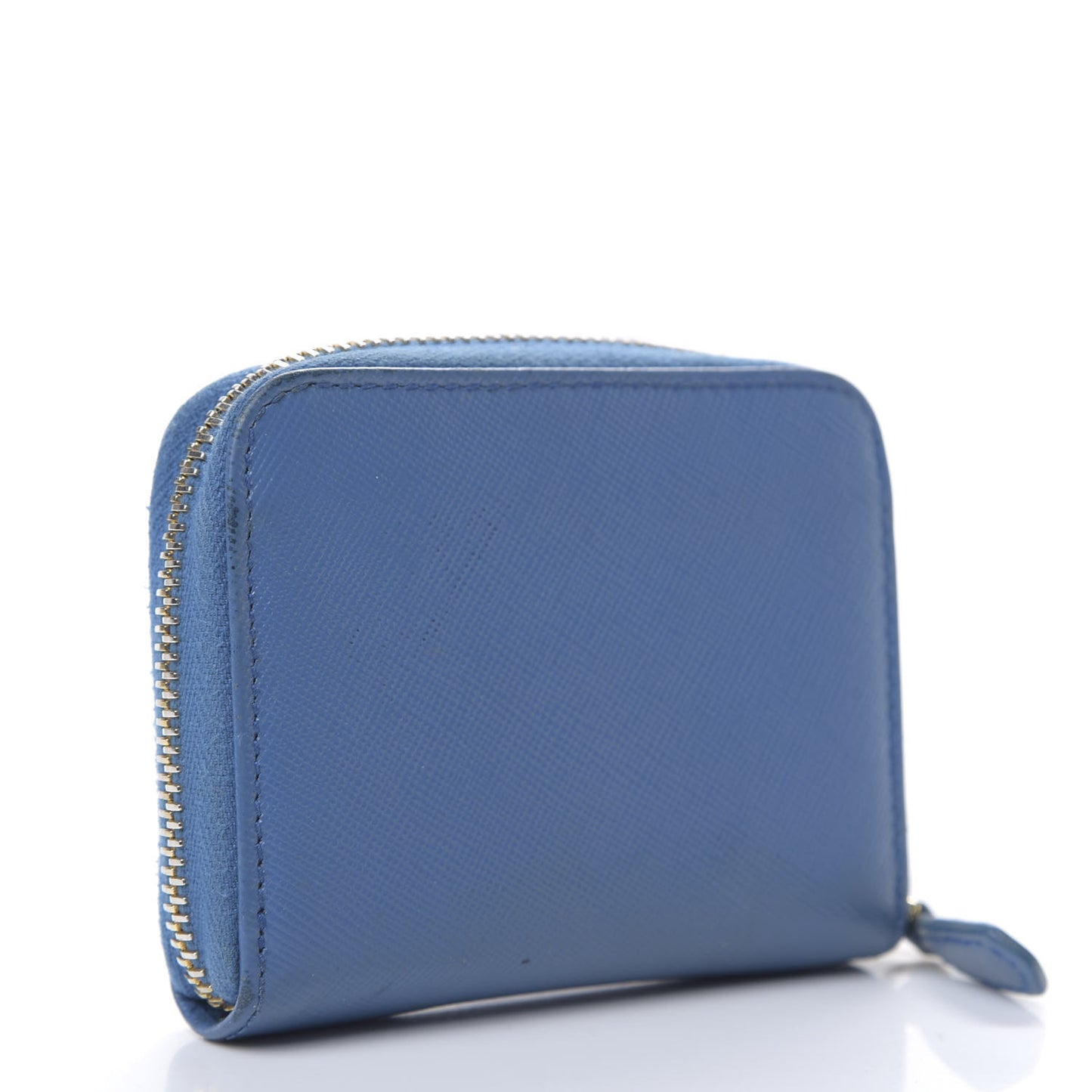 Saffiano Metal Coin Purse Cobalto