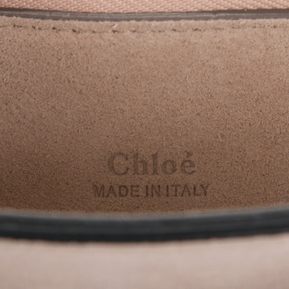 Chloe Calfskin Suede Medium Faye Shoulder Bag Carbon Grey 6 of 7
