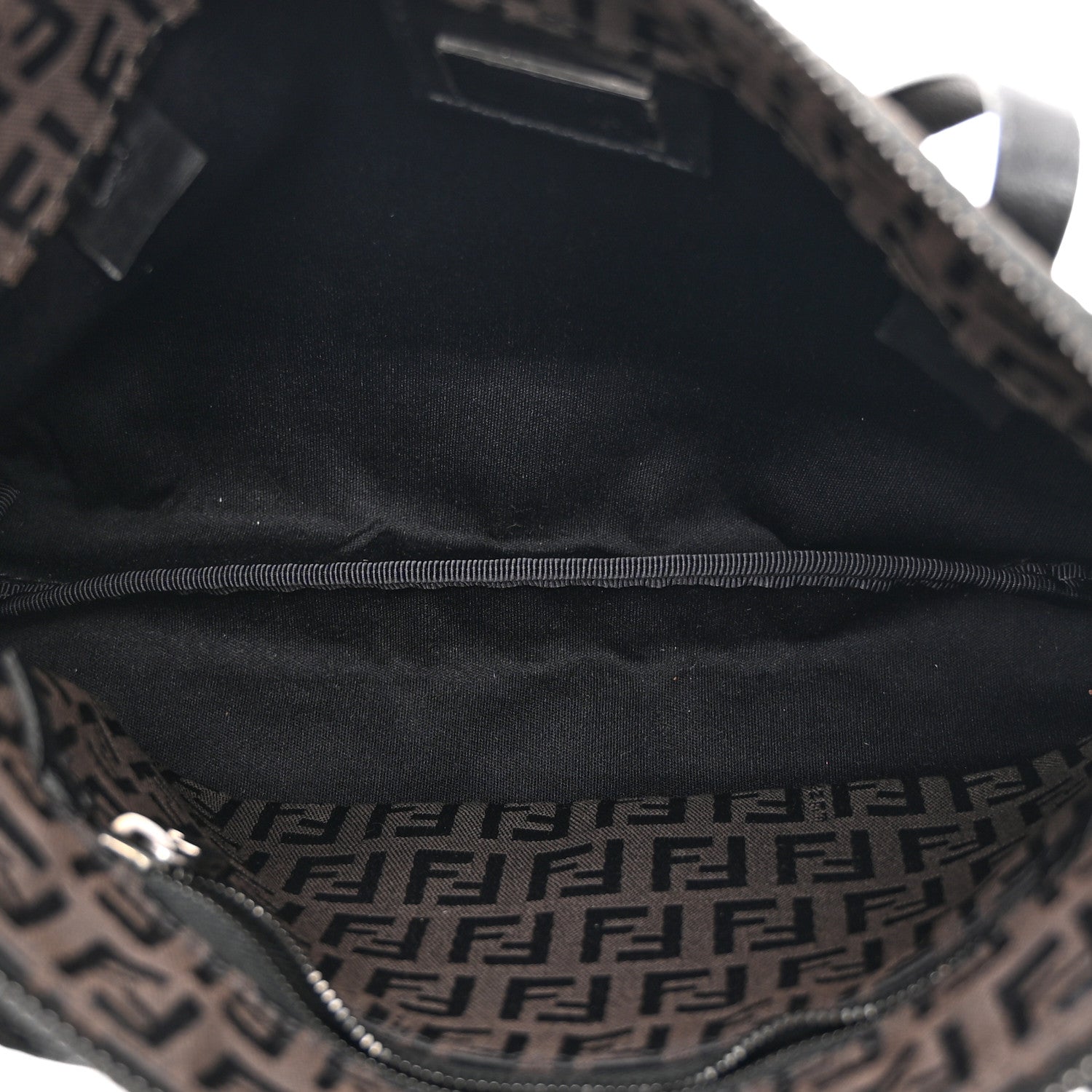 Fendi Zucchino Roll Tote Black 5 of 10