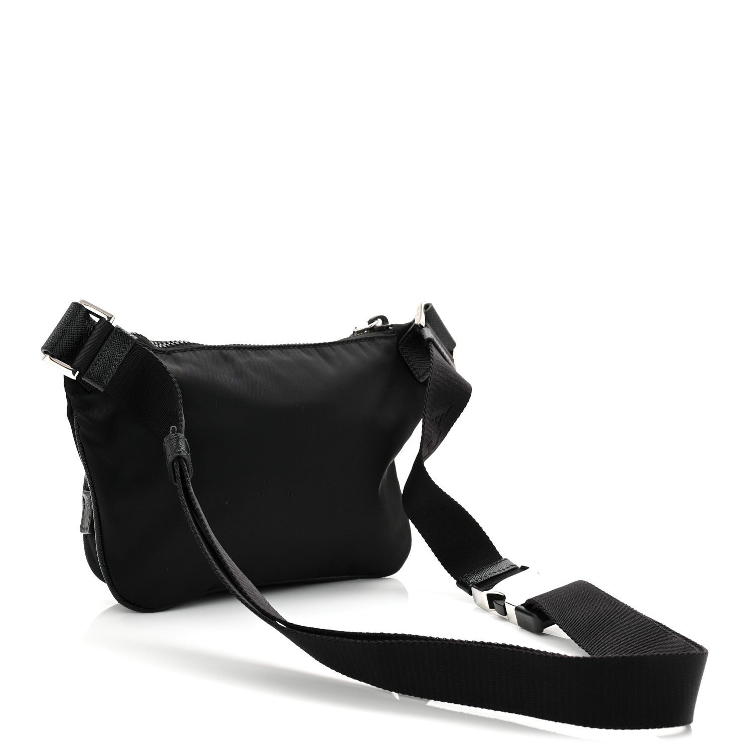 Prada Re-Nylon Saffiano Belt Bag Black 3 of 10