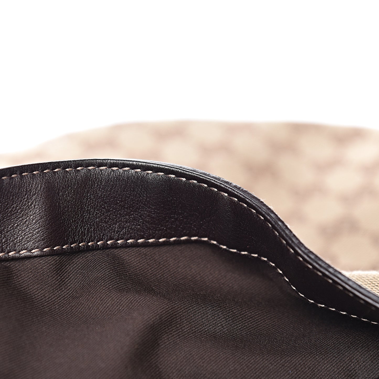 Monogram Large Wave Hobo Dark Brown