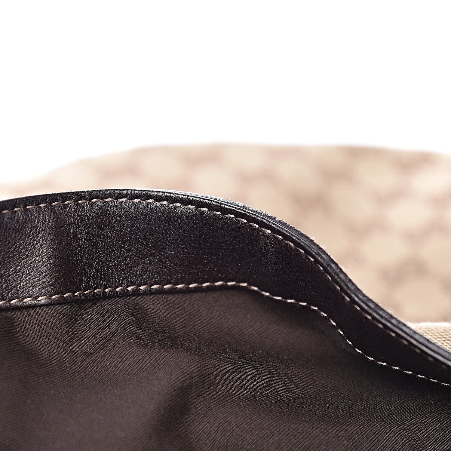 Gucci Monogram Large Wave Hobo Dark Brown 11 of 12