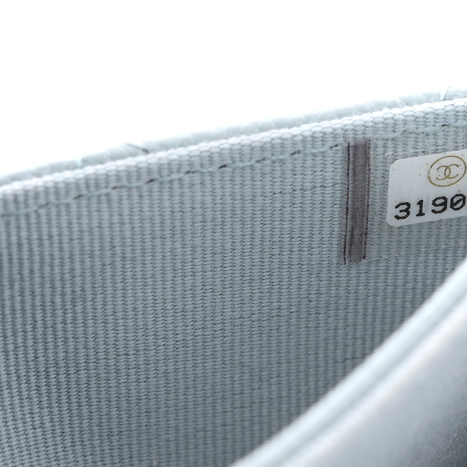 Chanel Caviar Quilted Flap Card Holder Wallet Blue 7 of 8