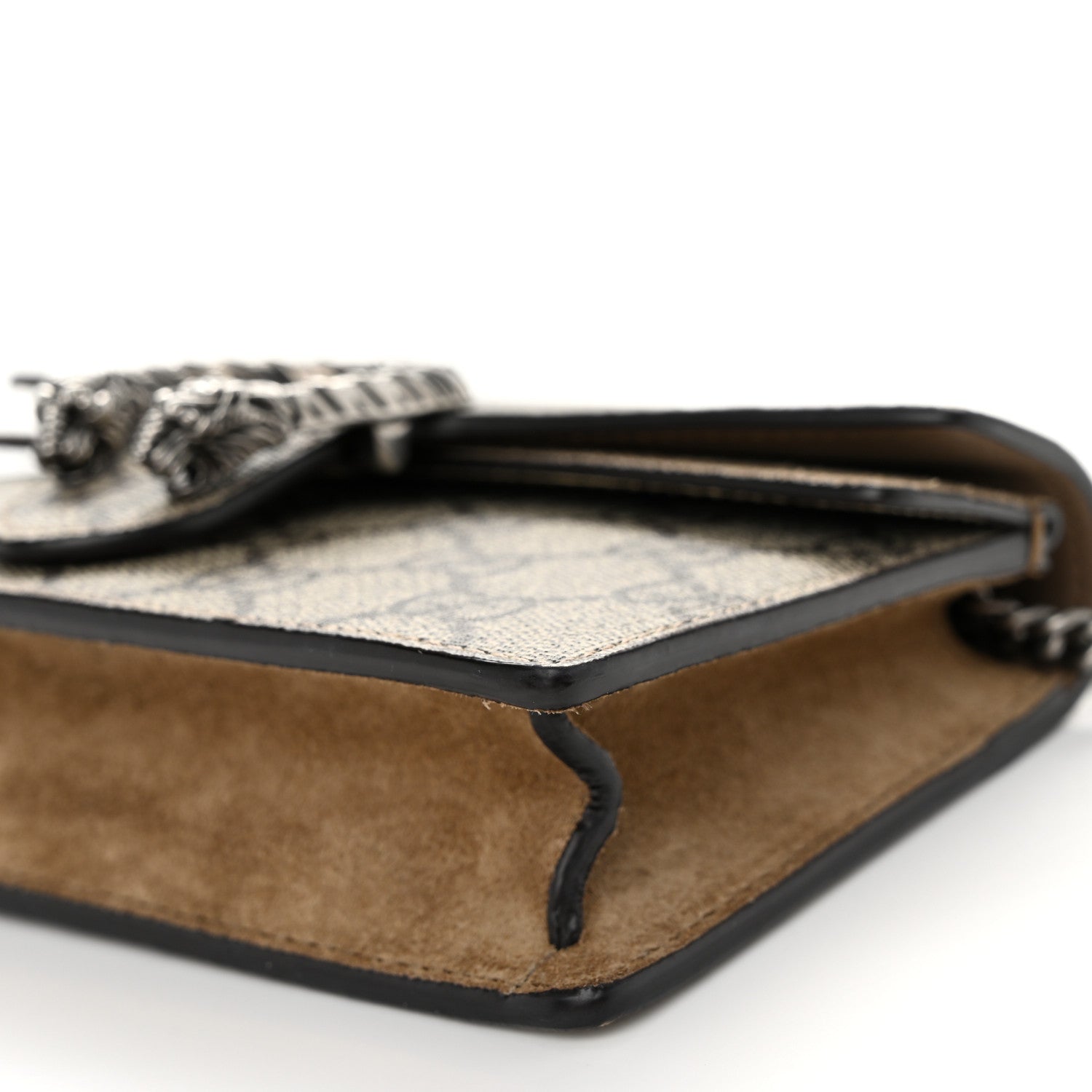 Gucci GG Supreme Monogram Super Mini Dionysus Shoulder Bag Taupe 9 of 10