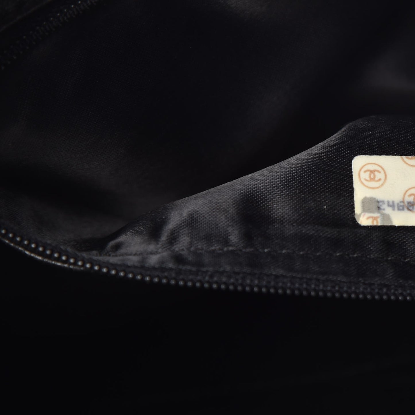Lambskin Quilted Flap Camera Case Black