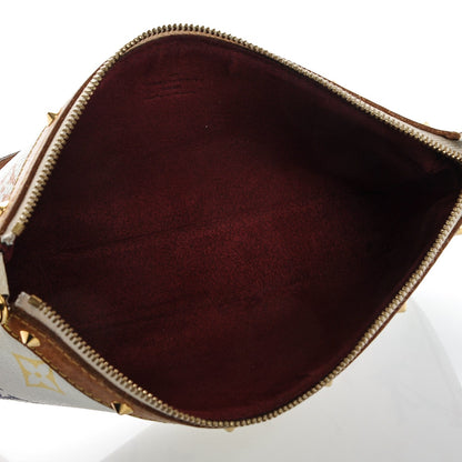 Louis Vuitton Monogram Multicolor Pochette Accessories White 5 of 8