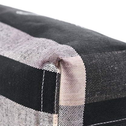 Burberry Coated Canvas Mega Check Medium Doodle Tote Black White 7 of 22