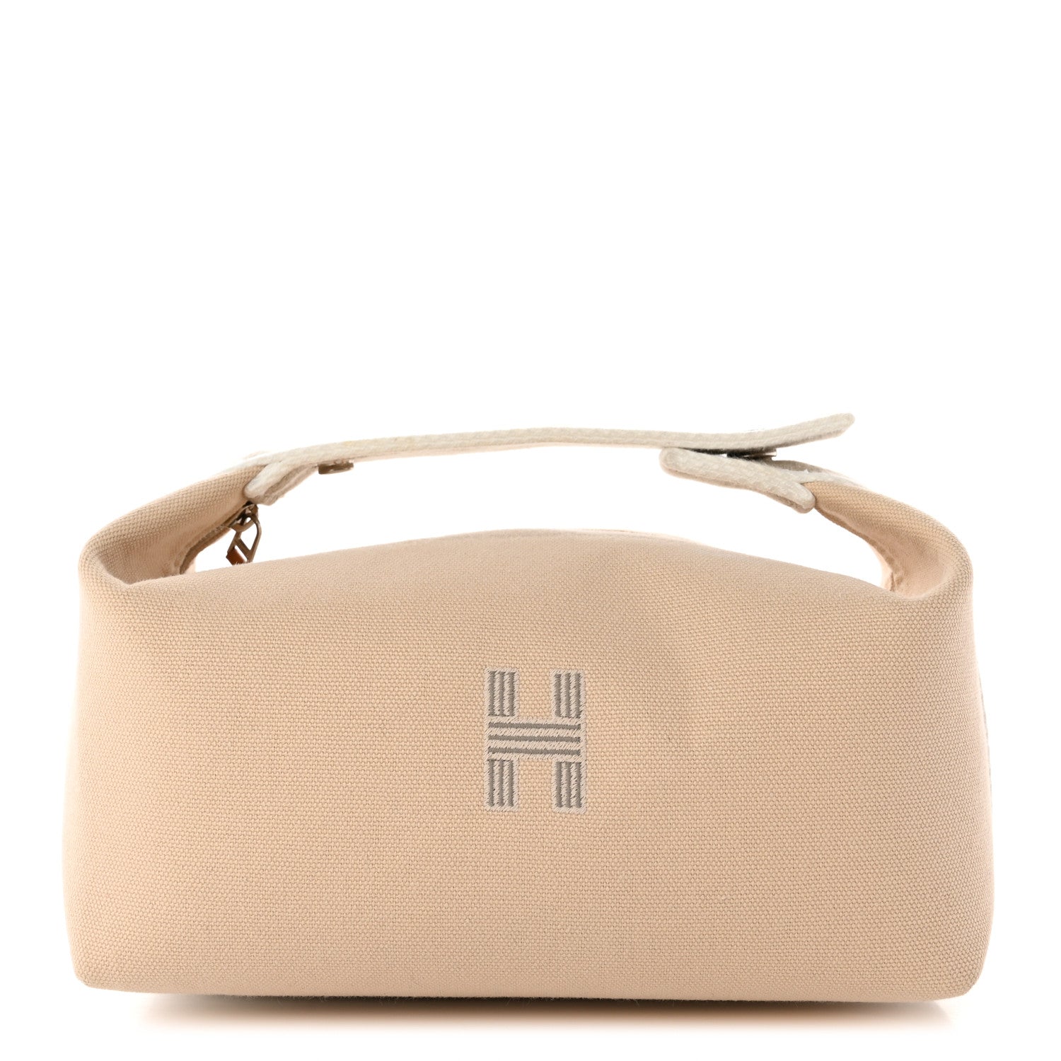 Hermes Canvas Small Bride-A-Brac Pouch Natural 1 of 10