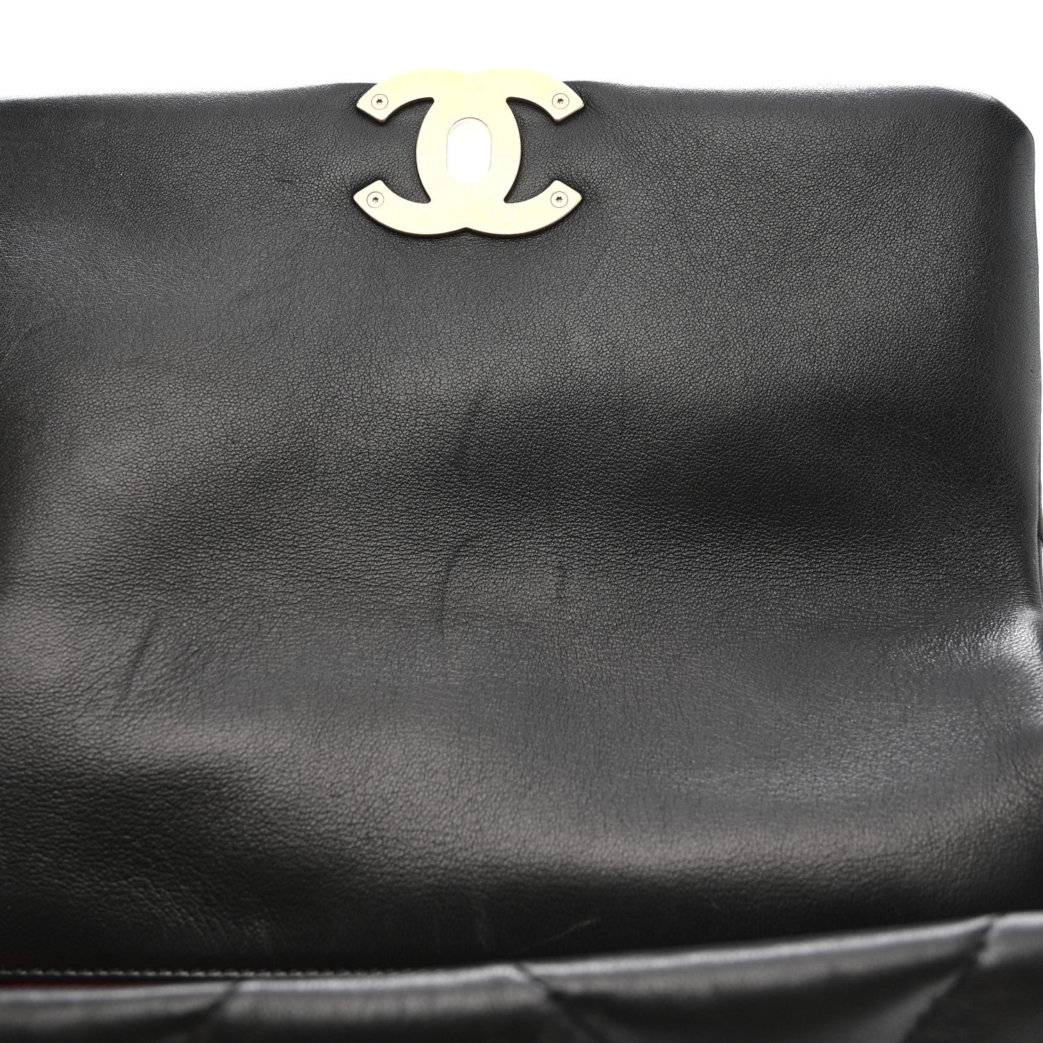 Chanel Lambskin Quilted Medium Chanel 19 Flap Black 11 of 12