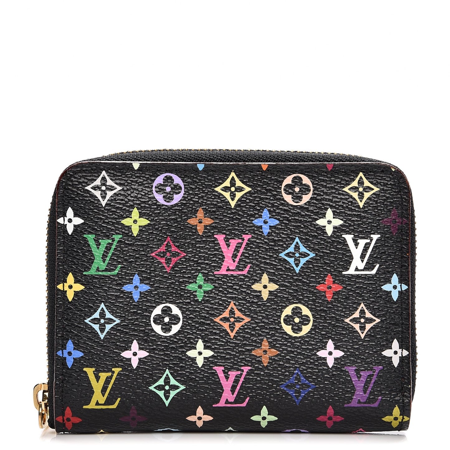 Monogram Multicolor Zippy Coin Purse Black Grenade